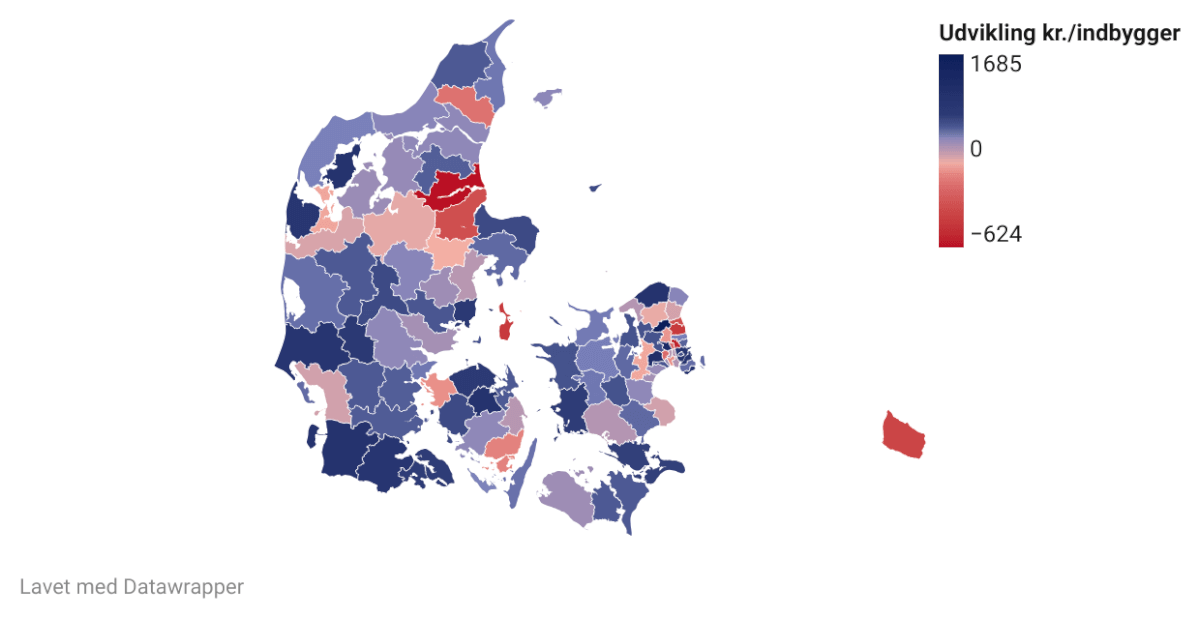 På ét år Er Antallet Af Kommuner Med Lav Likviditet Mere End Tredoblet ...